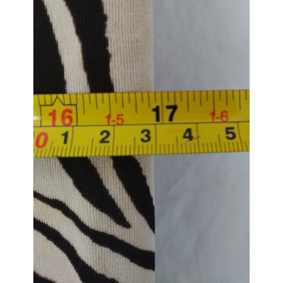 CHICO'S TRAVELERS, Brown acetate and spandex animal print blouse, for women. - Picture 6 of 8